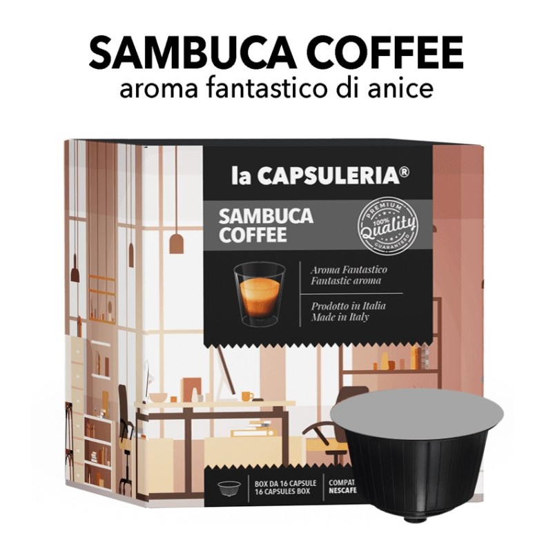 Capsule compatibili Nescafe Dolce Gusto - Caffè alla Sambuca