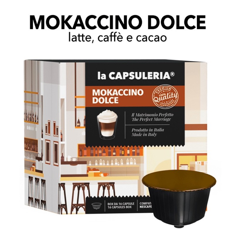Capsule compatibili Nescafe Dolce Gusto - Mokaccino Dolce
