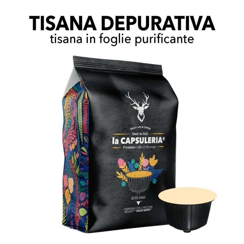 Capsule compatibili Nescafe Dolce Gusto - Tisana Depurativa