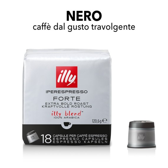 Caffè Tostato Forte 18 Capsule Originali Illy Iperspresso