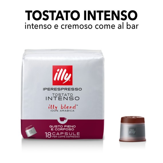 Caffè Tostato Intenso 18 Capsule Originali Illy Iperspresso