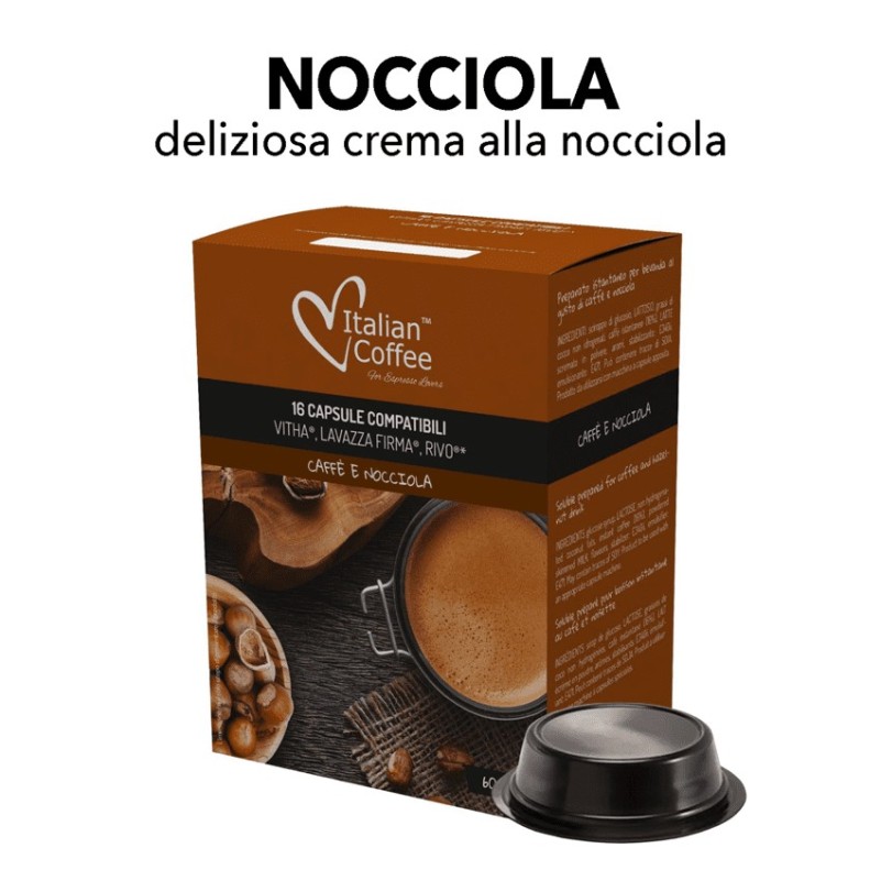 Capsule compatibili Lavazza Firma - Nocciola