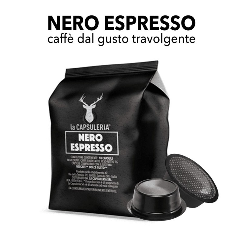 Capsule compatibili Lavazza A Modo Mio - Caffè Nero Espresso