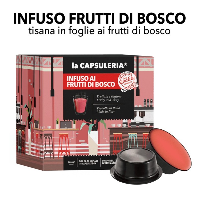 Capsule compatibili Lavazza A Modo Mio - Tisana Frutti di Bosco