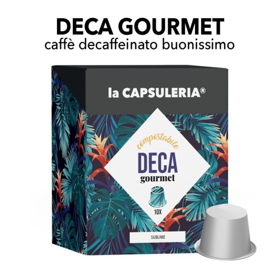 Capsule compatibili Nespresso - Caffè Compostabile Decaffeinato