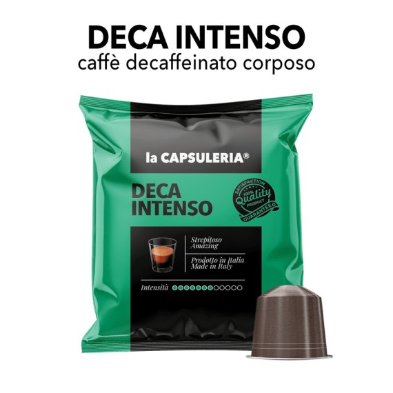 Capsule compatibili Nespresso - Caffè Decaffeinato Intenso