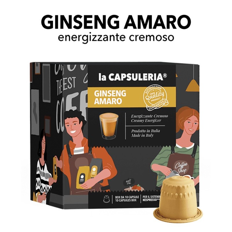 Capsule compatibili Nespresso - Ginseng Amaro