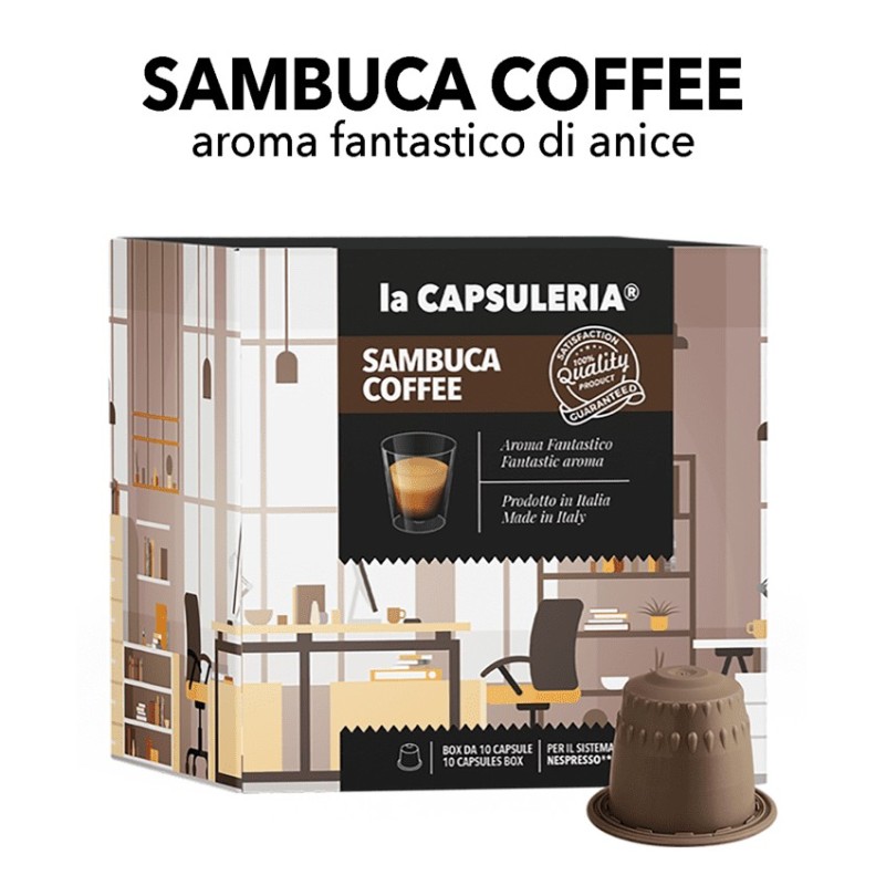 Capsule compatibili Nespresso - Caffè alla Sambuca