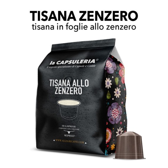 Capsule compatibili Nespresso - Tisana Zenzero
