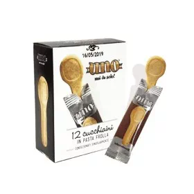 Pack of 12 shortcrust pastry coffee spoons