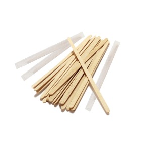 Pack of 50 wooden coffee stirrer