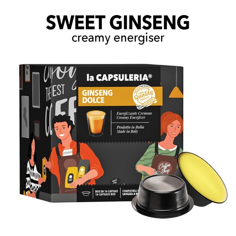 Lavazza A Modo Mio Compatible Capsules - Sweet Ginseng