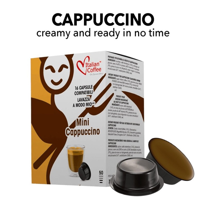 Lavazza A Modo Mio compatible capsules - Cappuccino