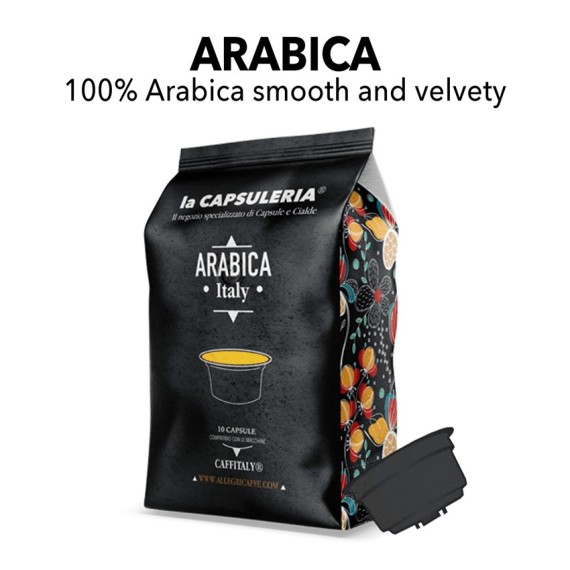 Caffitaly compatible capsules - Coffee 100% Arabica Italy