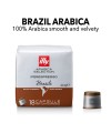 Coffee Brazil 100% Arabica 18 Original Illy Iperspresso Capsules