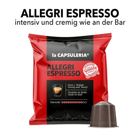 Nespresso kompatible Kapseln - Caffè Allegri Espresso