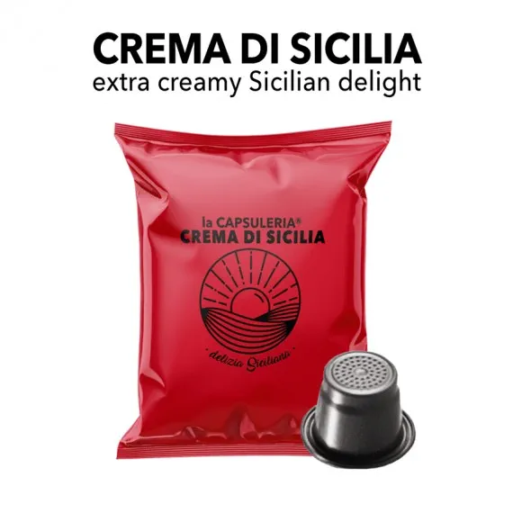 Crema di Sicilia coffee capsules for Nespresso