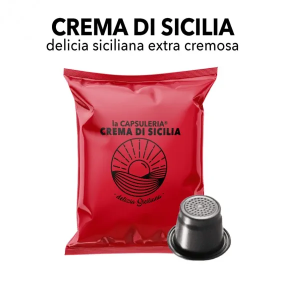 Cápsulas de café Crema di Sicilia para Nespresso