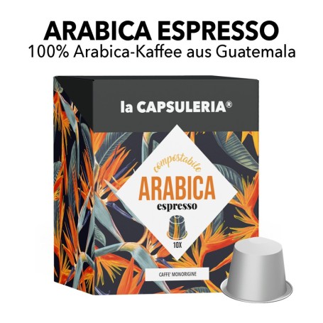 Nespresso kompatible Kapseln - Kaffee 100% Arabica Espresso