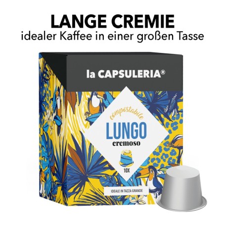 Nespresso kompatible Kapseln - Caffè Lungo Cremoso