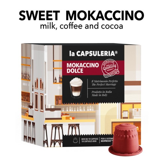 Nespresso Compatible Capsules - Mokaccino Dolce