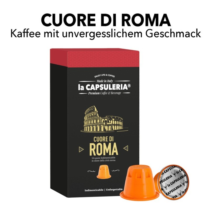 Nespresso kompatible Kapseln - Caffè Cuore di Roma