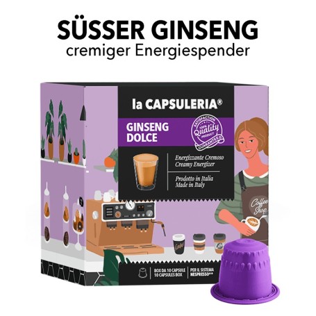 Nespresso kompatible Kapseln - Süßer Ginseng