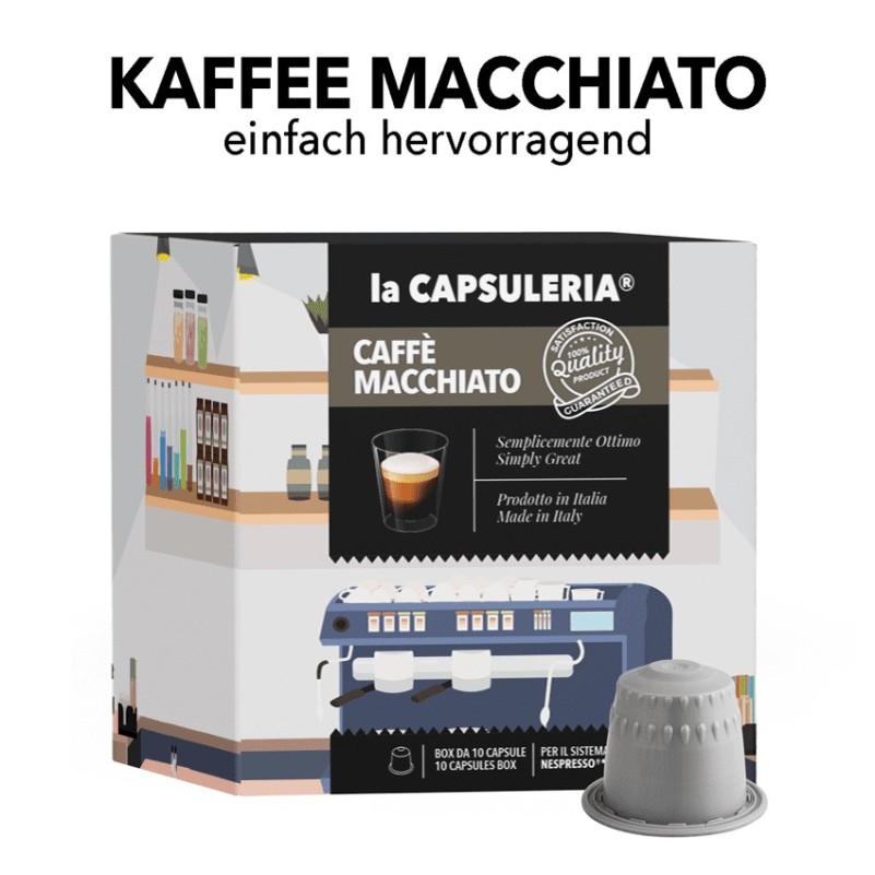 Nespresso kompatible Kapseln - Cortado Macchiato