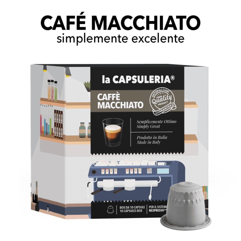 Cápsulas compatibles con Nespresso - Cortado Macchiato