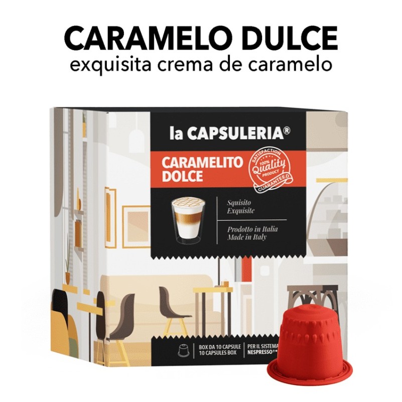 Cápsulas compatibles con Nespresso - Caramelo
