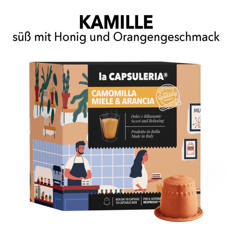 Nespresso kompatible Kapseln - Camomilla Dolce