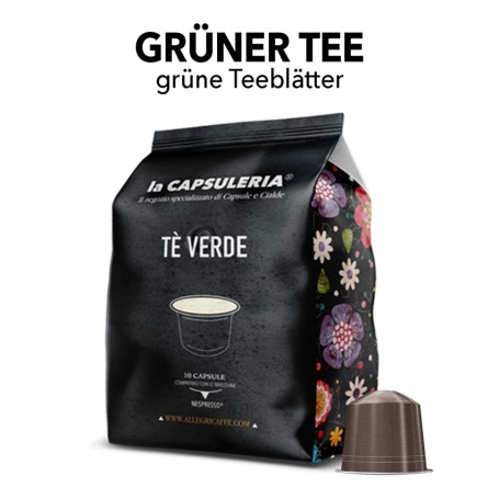 Nespresso kompatible Kapseln - Grüner Tee