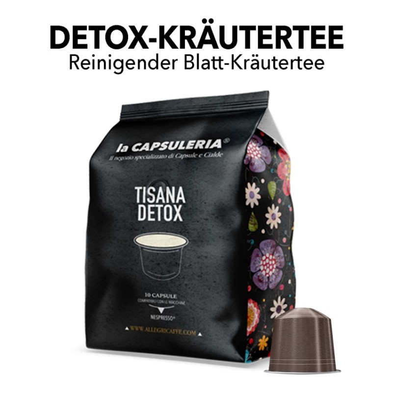 Nespresso-kompatible Kapseln - Detox-Kräutertee
