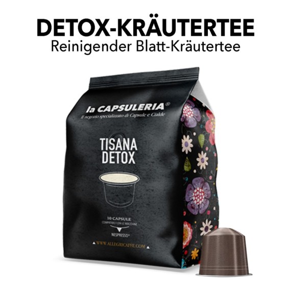 Nespresso-kompatible Kapseln - Detox-Kräutertee