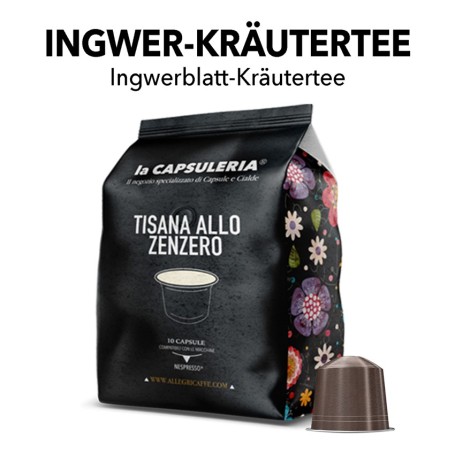 Nespresso kompatible Kapseln - Ingwer-Kräutertee