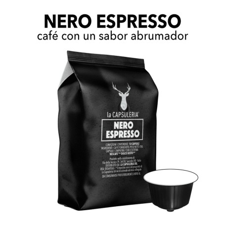 Cápsulas compatibles con Nescafé Dolce Gusto - Caffè Nero Espresso