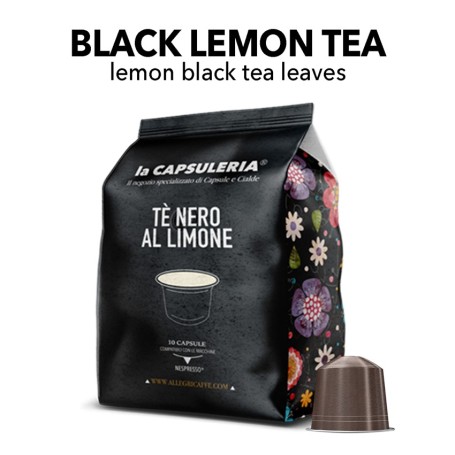 Capsule compatibili Nespresso - Tè nero al limone