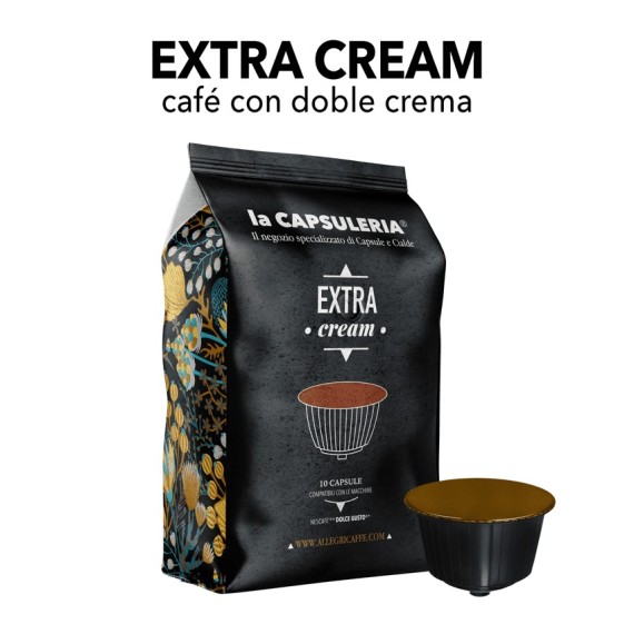 Cápsulas compatibles con Nescafé Dolce Gusto - Café extra cremoso