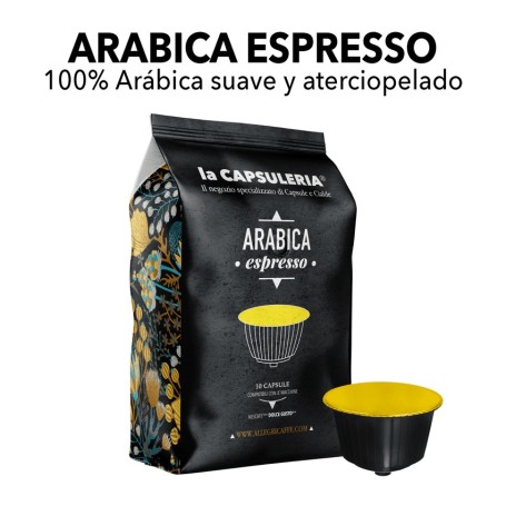 Cápsulas compatibles con Nescafe Dolce Gusto - Café 100% Arábica Espresso