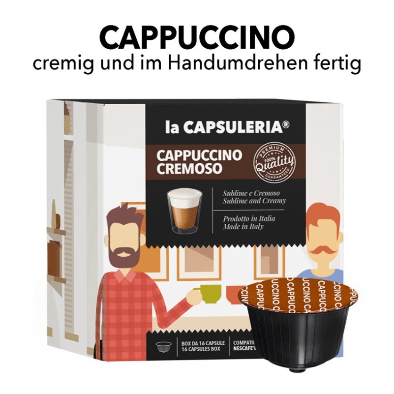 Nescafe Dolce Gusto kompatible Kapseln - Cappuccino
