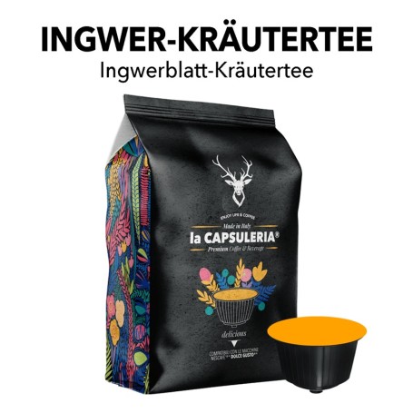 Nescafe Dolce Gusto kompatible Kapseln - Ingwer-Kräutertee