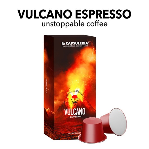 Vulcano Coffee Aluminum Capsules for Nespresso