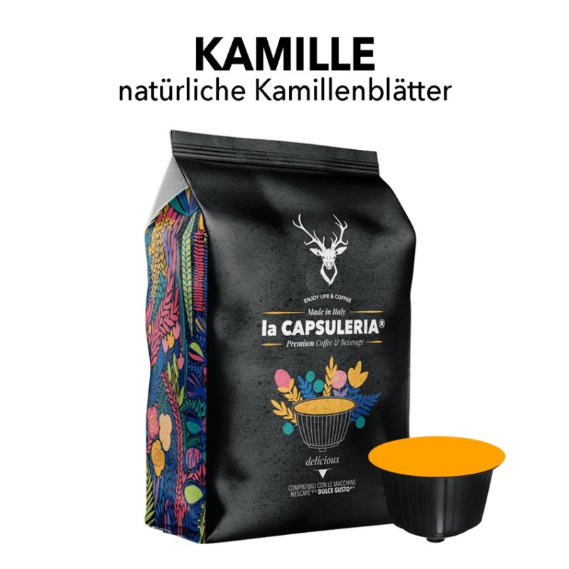 Nescafe Dolce Gusto kompatible Kapseln - Kamille ini Blätter