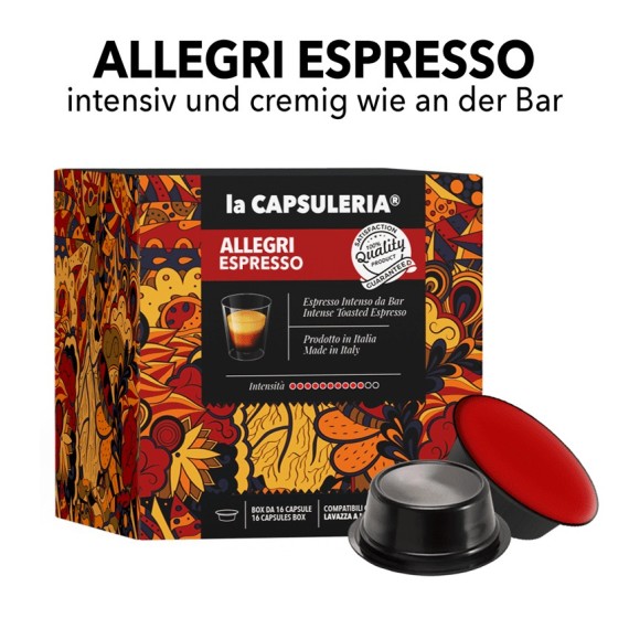 Lavazza A Modo Mio kompatible Kapseln - Caffè Allegri Miio
