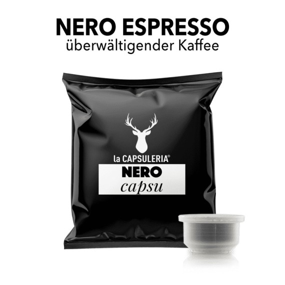 Kapseln für das La Capsuleria System - Caffè Nero Espresso