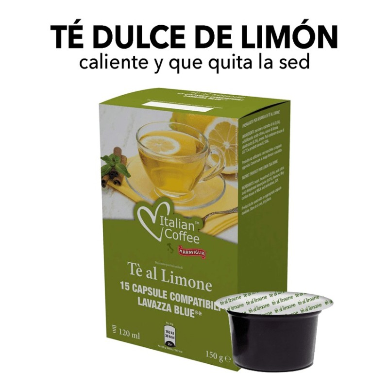 Cápsulas compatibles con Lavazza Firma - Té de limón dulce