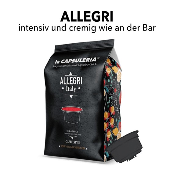 Allegri Italy kaffeekompatible Kapseln Caffitaly