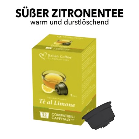 Caffitaly kompatible Kapseln - Süßer Zitronentee