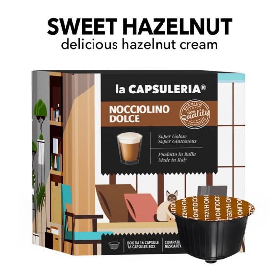 Nescafe Dolce Gusto Compatible Capsules - Hazelnut