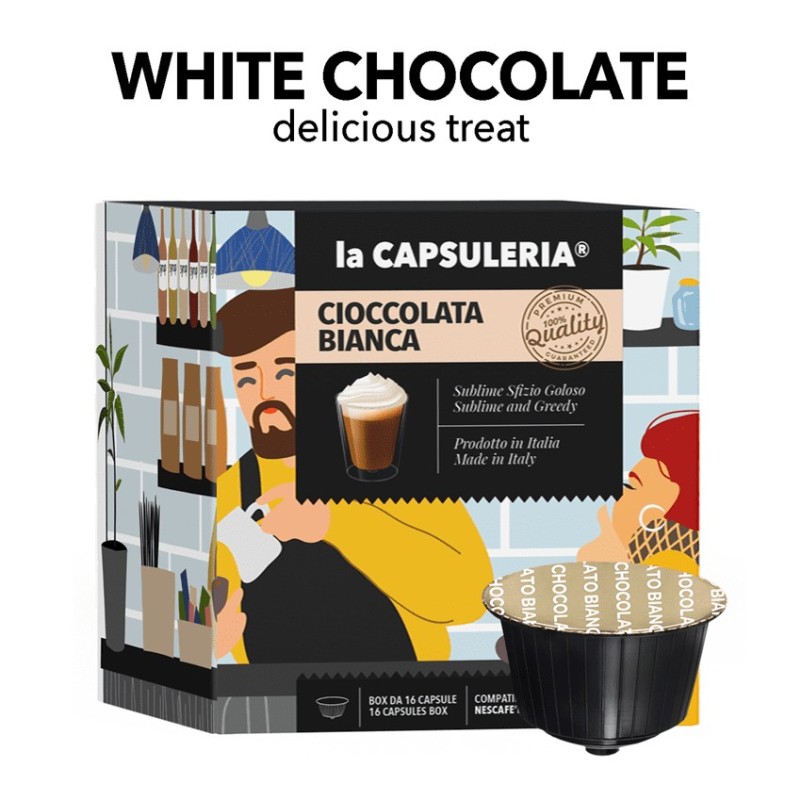 Nescafe Dolce Gusto Compatible Capsules - White Chocolate